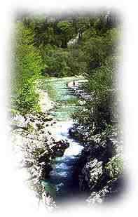 Die Einfahrt zur dritten Klamm